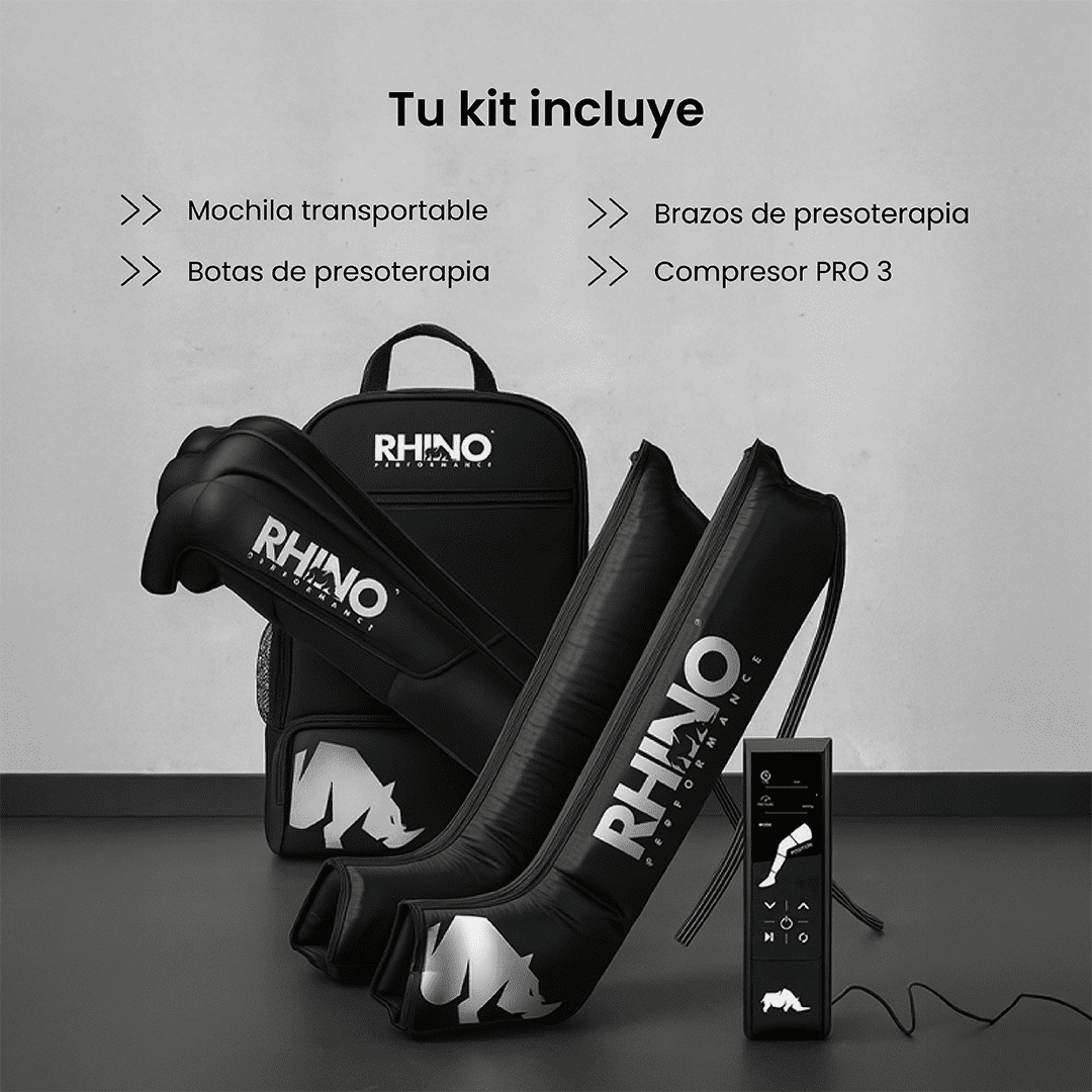 Kit botas y brazos de presoterapia - PRO 3